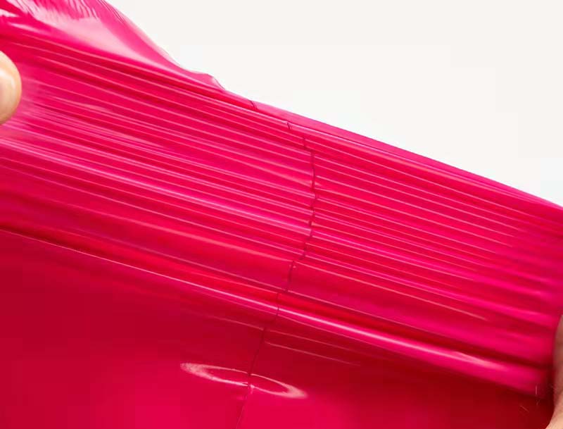 江川玫红色快递袋-05