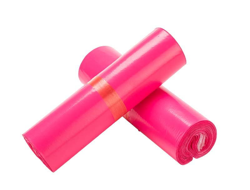 江川玫红色快递袋-02